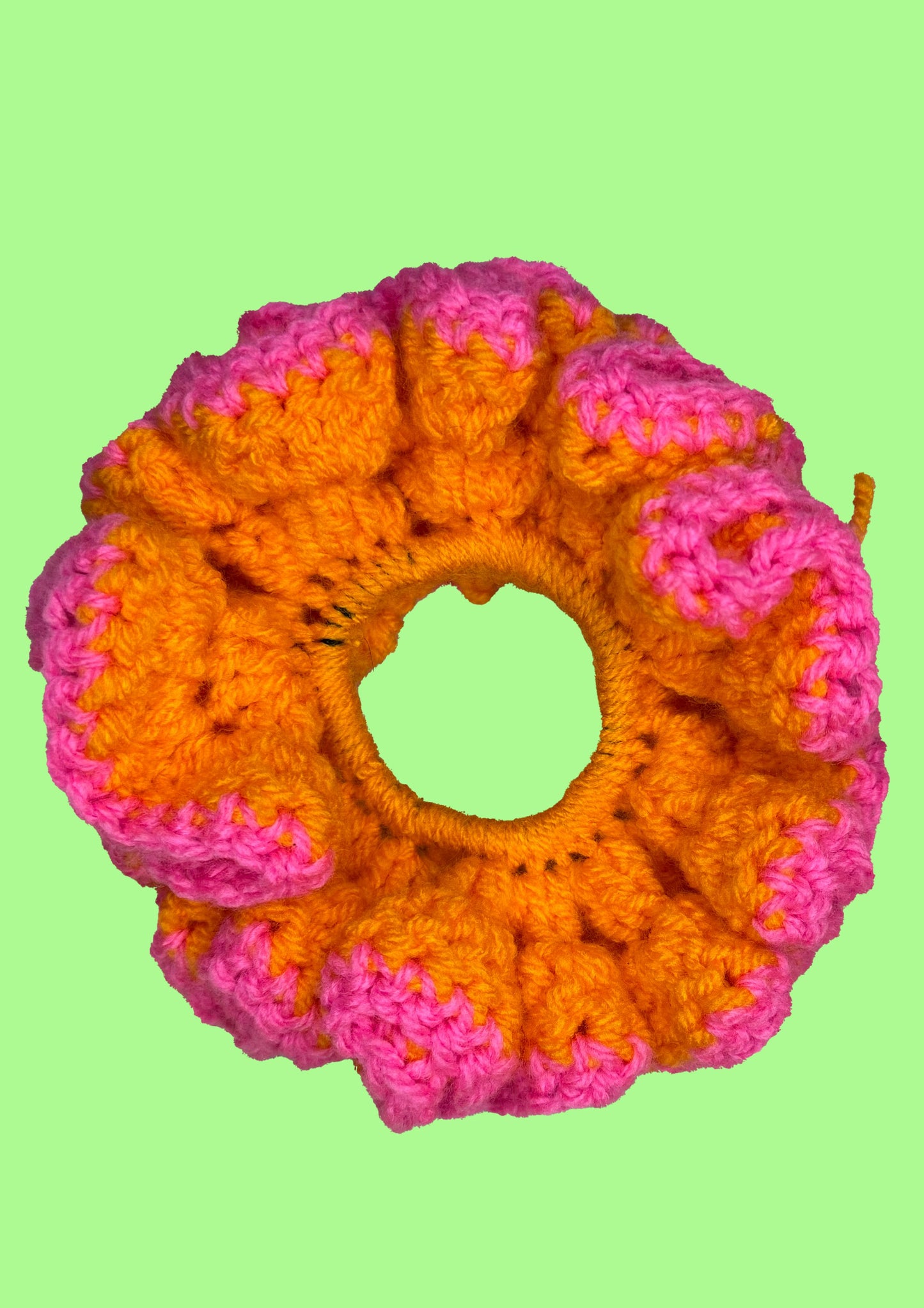 Twist and Shout Crochet Scrunchie